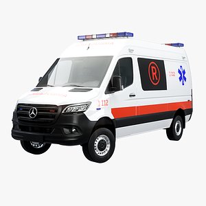 Mercedes Sprinter 4x4 White Ambulance
