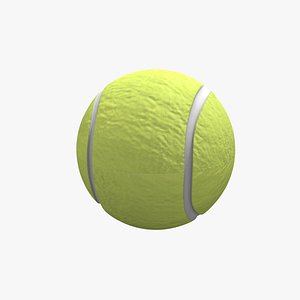 tennis ball 3d obj