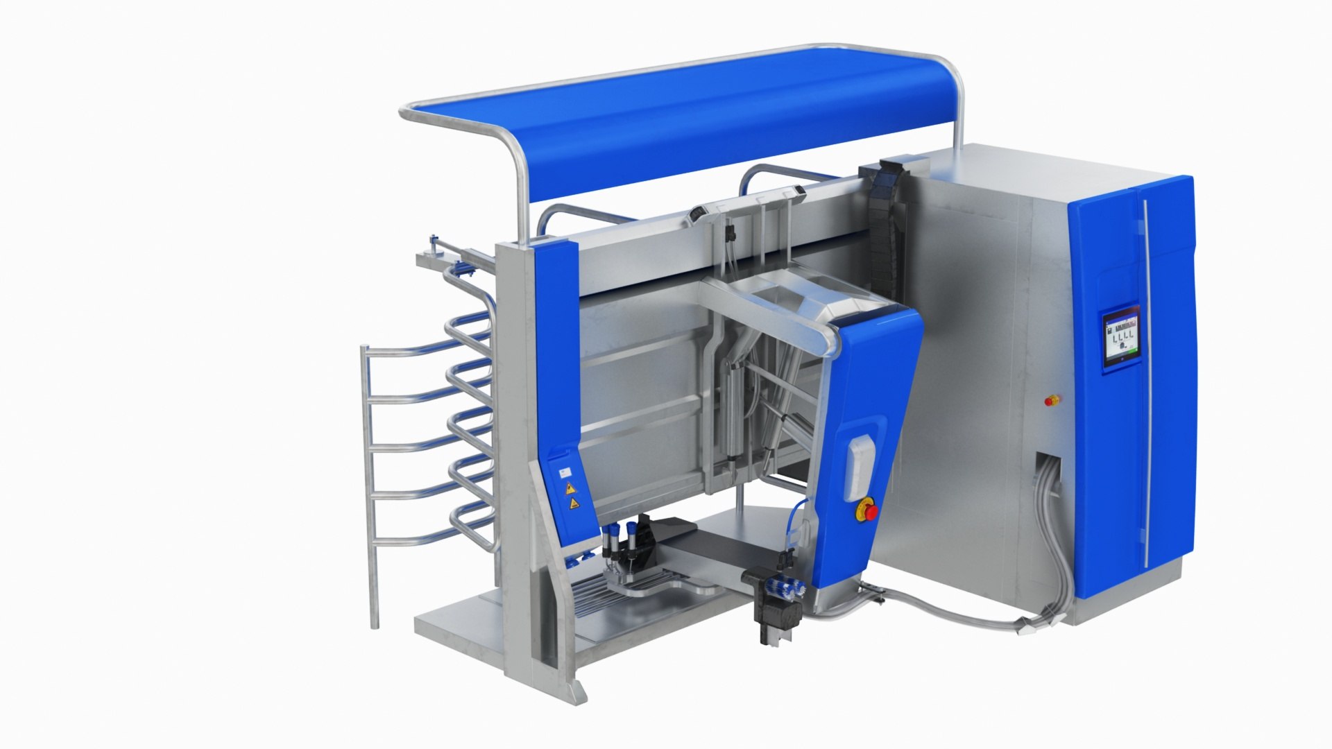 Automatic Milking Cow Farm Equipment Collection 3D - TurboSquid 2141736