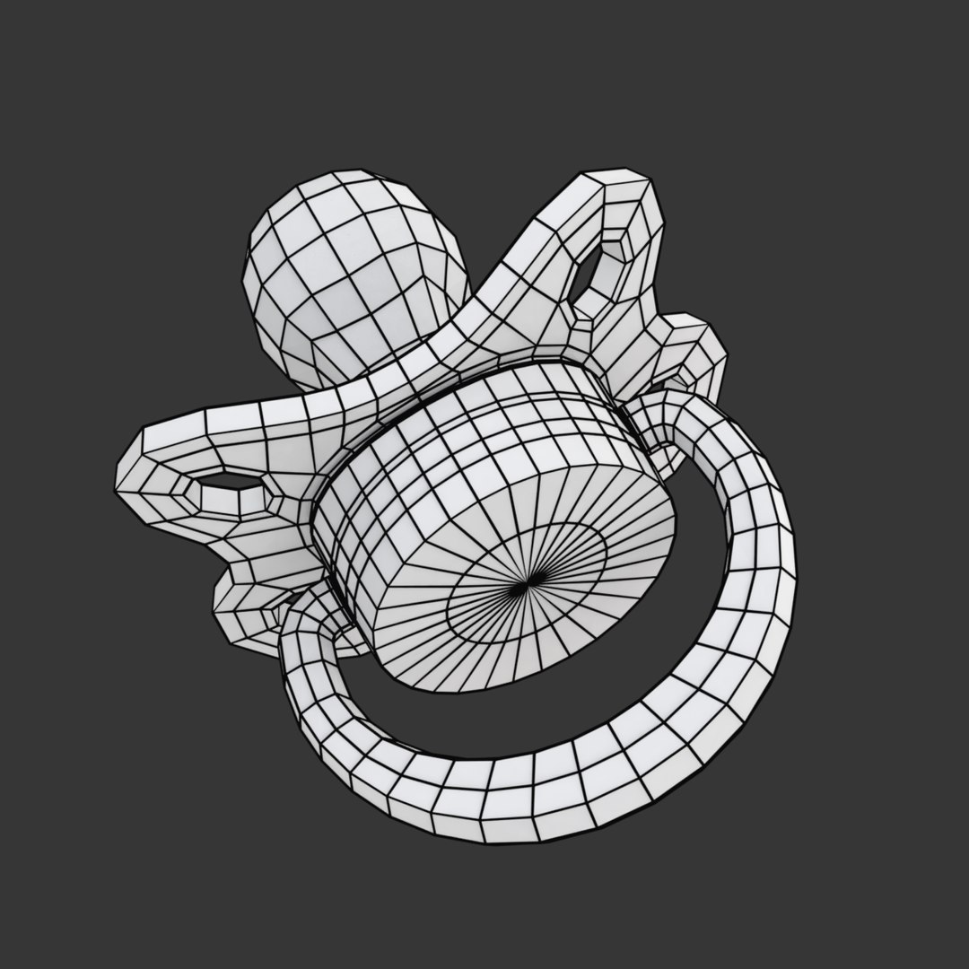 Pacifier 3D model - TurboSquid 1401811