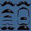 Cartoon Mustache Collection