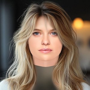Alice Eve Head - No Hair - Low poly head for game 3D
