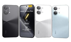 Xiaomi POCO X8 Pro Max All Colors 3D