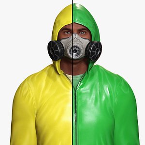 Realistic Containment Suit High-Quality Character