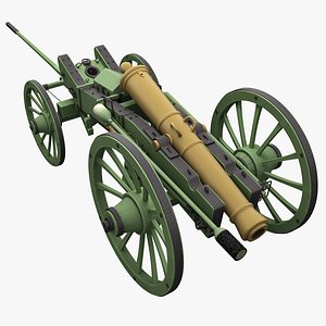 Napoleons 12-pdr Gribeauval Field Gun Transport Position V2