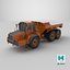 3D Generic Articulated Dump Truck