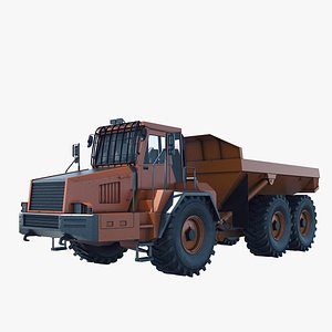 3D Generic Articulated Dump Truck