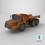 3D Generic Articulated Dump Truck