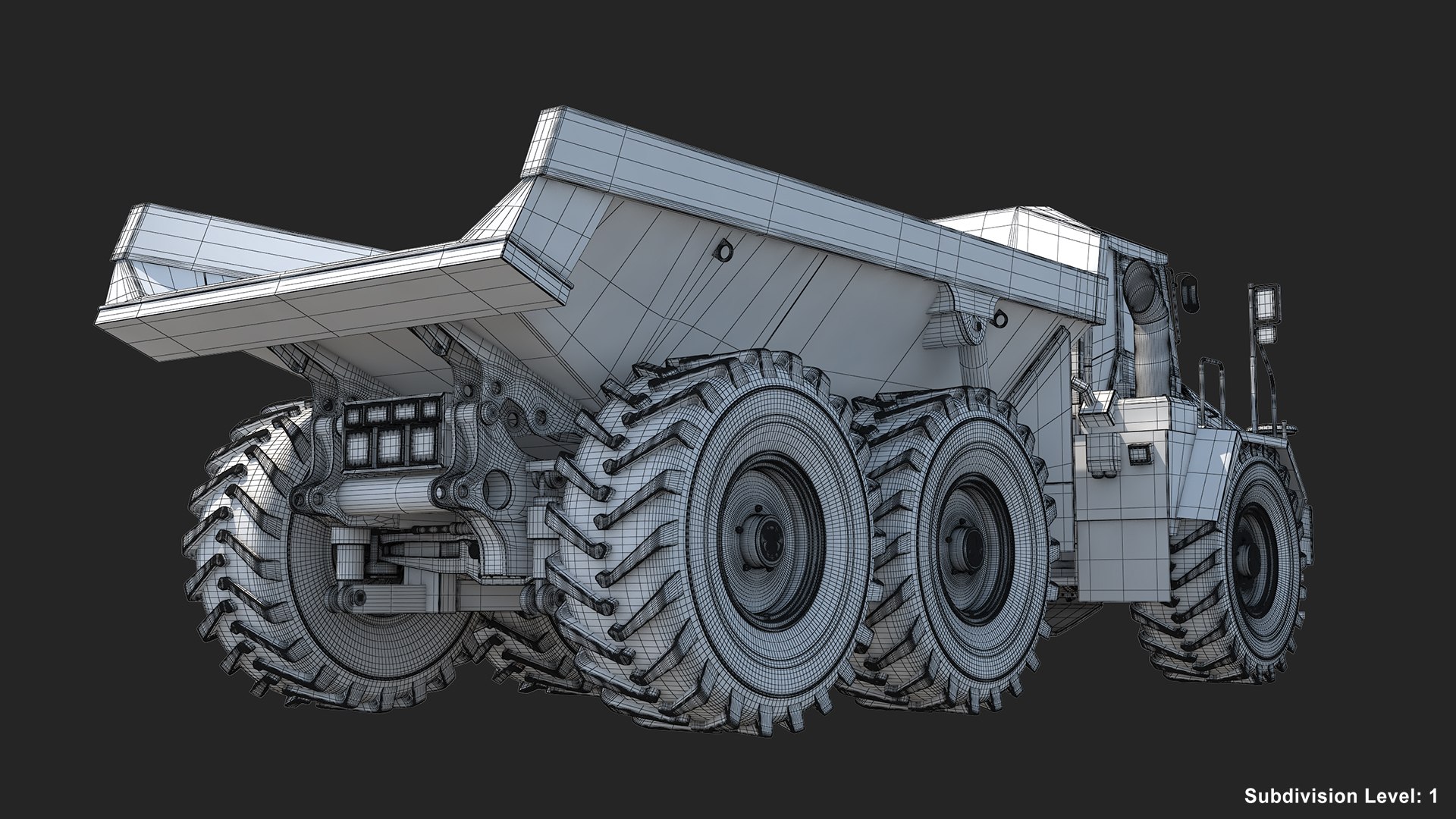 3D Generic Articulated Dump Truck https://p.turbosquid.com/ts-thumb/ZA/kOjiLu/Mi/wire2s1adt/jpg/1743505772/1920x1080/fit_q87/1a394792fdd9c2a8474eb89f8c463a056c776018/wire2s1adt.jpg