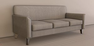 3D model simple sofa interior