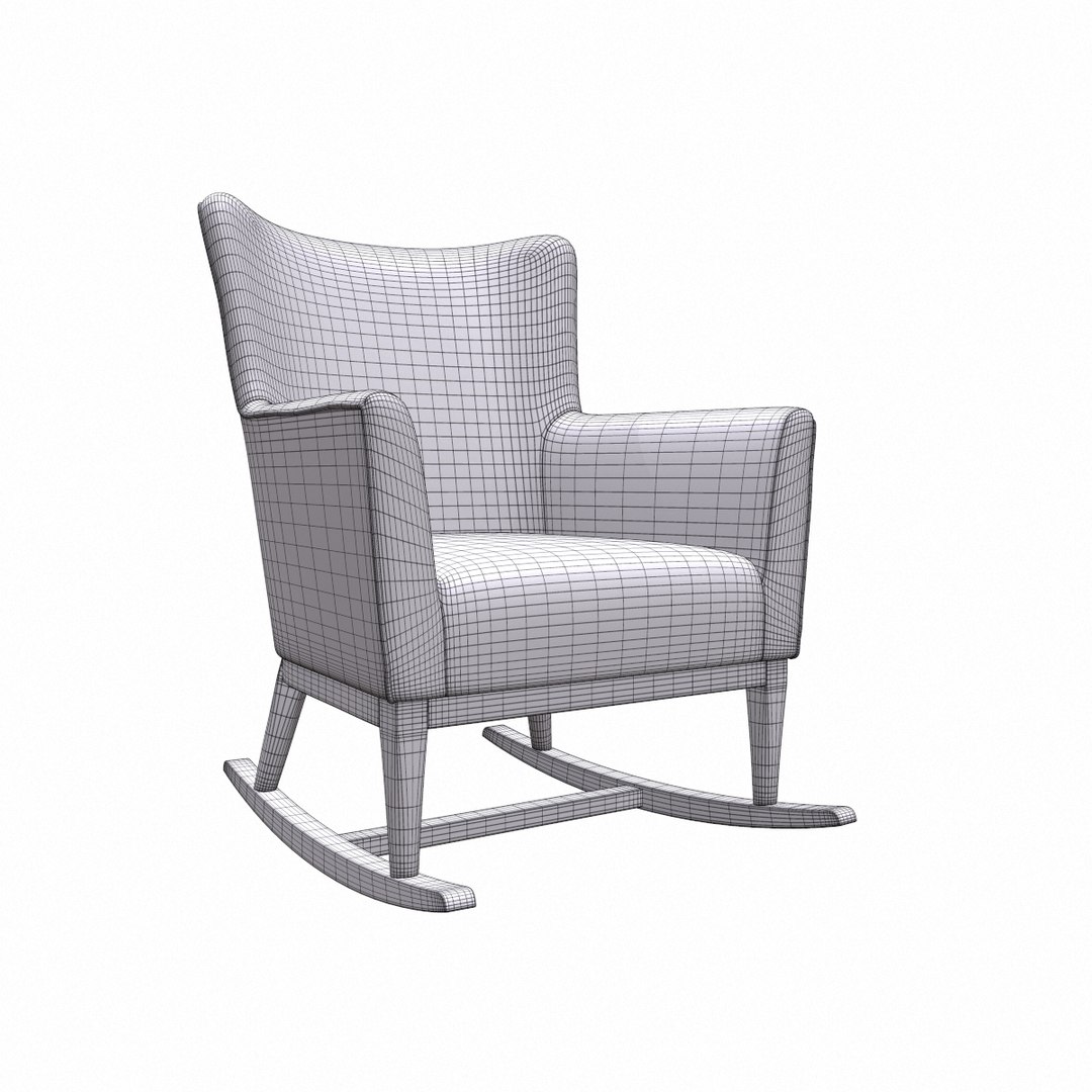 3D Rocking Chair 10 - TurboSquid 2110723