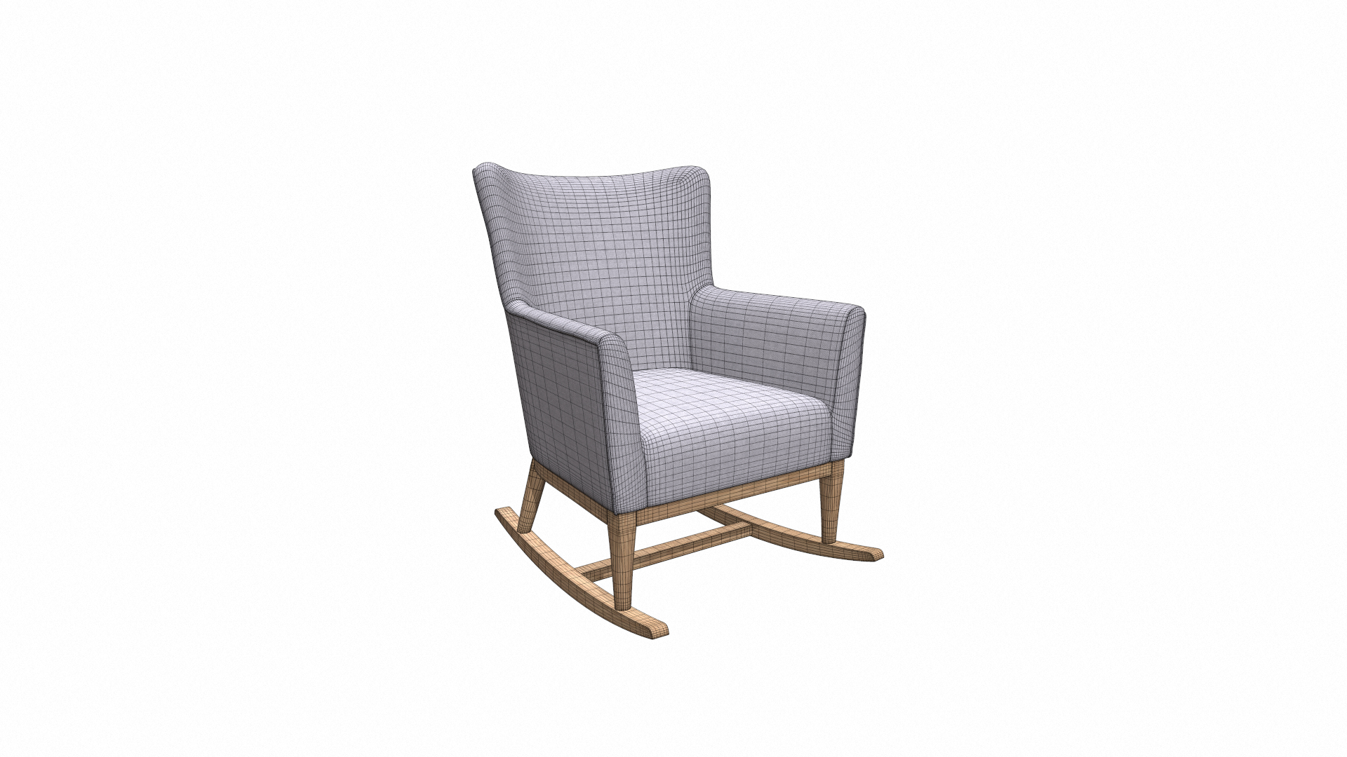 3D Rocking Chair 10 - TurboSquid 2110723