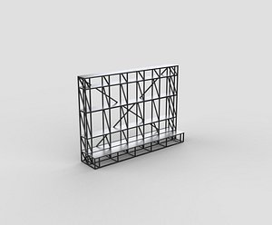 Scaffolding frame 3D model model