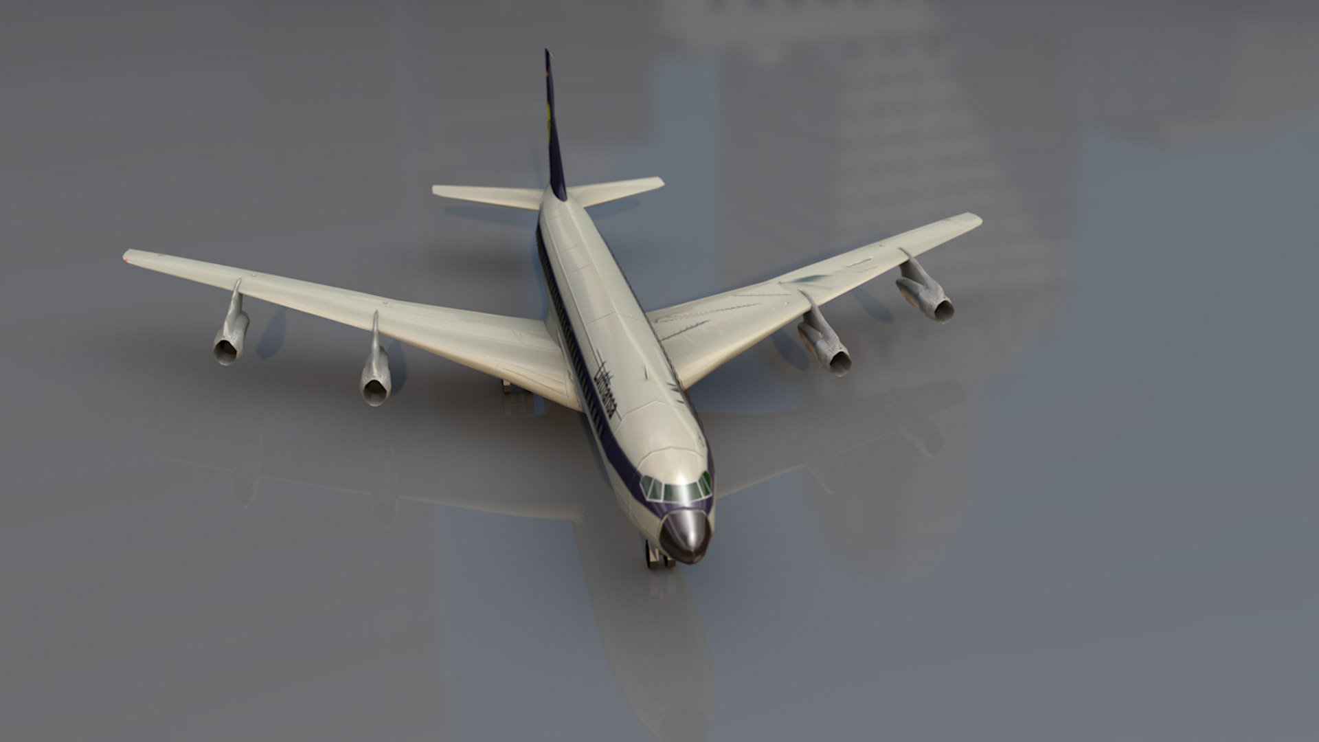 B707 Commercial Aircraft 3D Model - TurboSquid 1478426