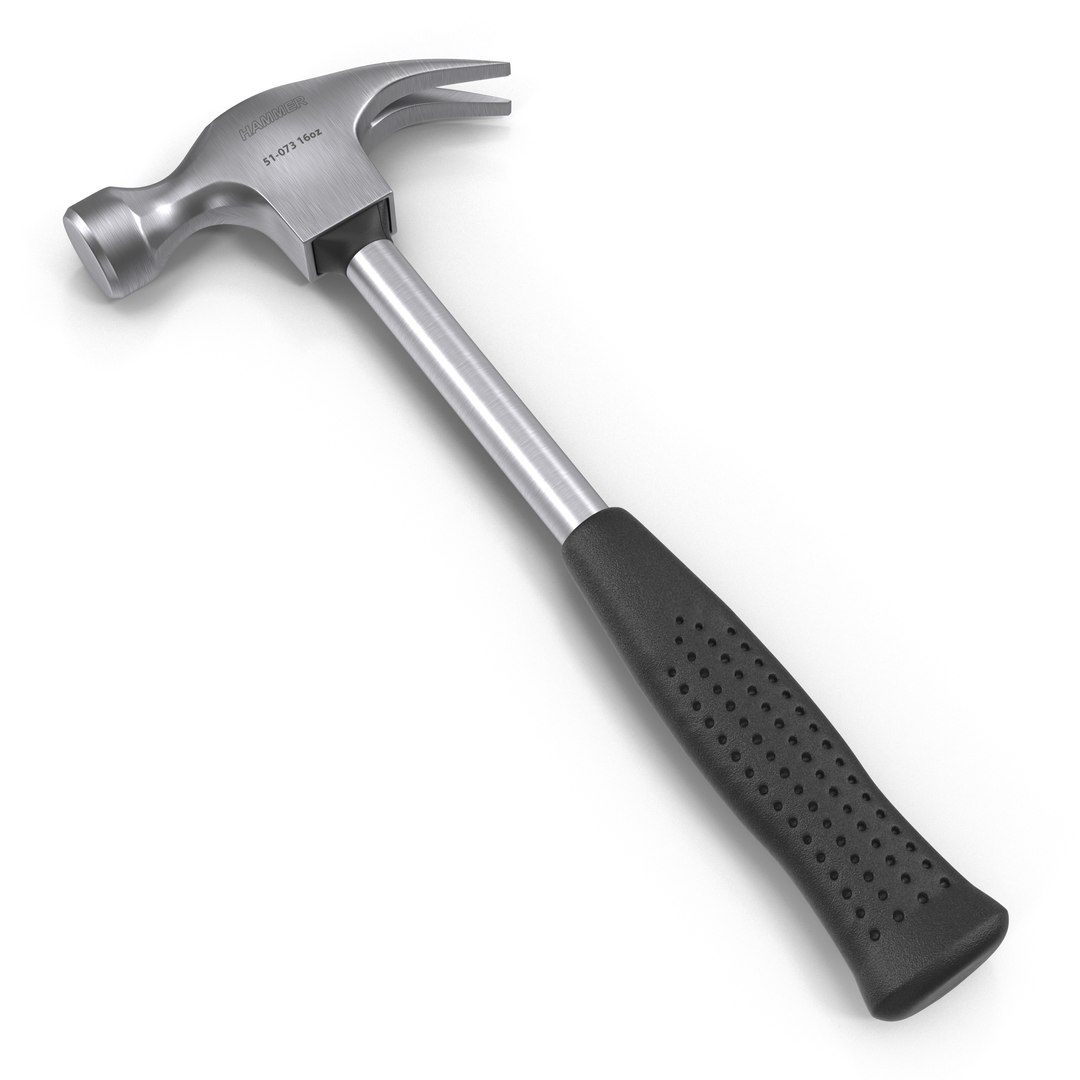 Claw Hammer 3D model preview