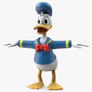 Donald Duck Character T-Pose
