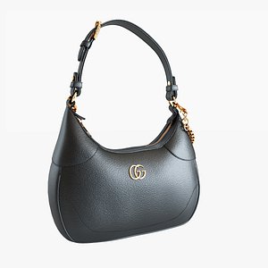 3D The GUCCI Ladies leather handbag model