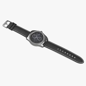 Classic Leather Strap Wristwatch LG model