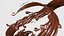 Salpicadura de chocolate líquido 002