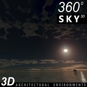 sky clouds 3d max