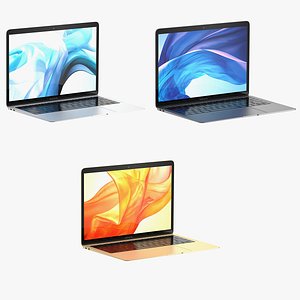 3D apple macbook air 2018 model