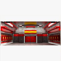 football locker room