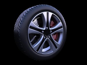 3d wheel model