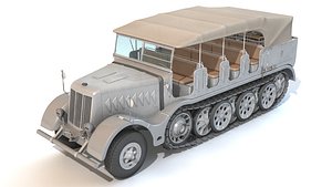 SdKfz9 artillery version model