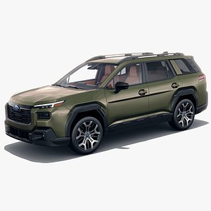 Subaru Outback 2026 with interior 3D model