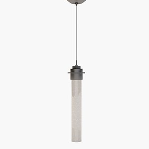 Airis Medium Vintage Platinum Pendant Light 3D model
