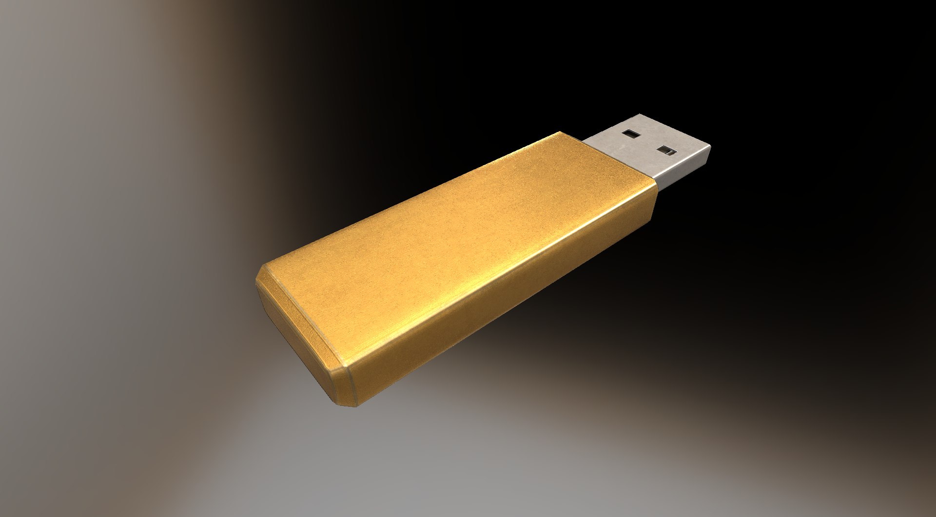 version usb stick gold 3d 3ds