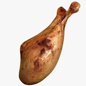 3d roasted turkey leg