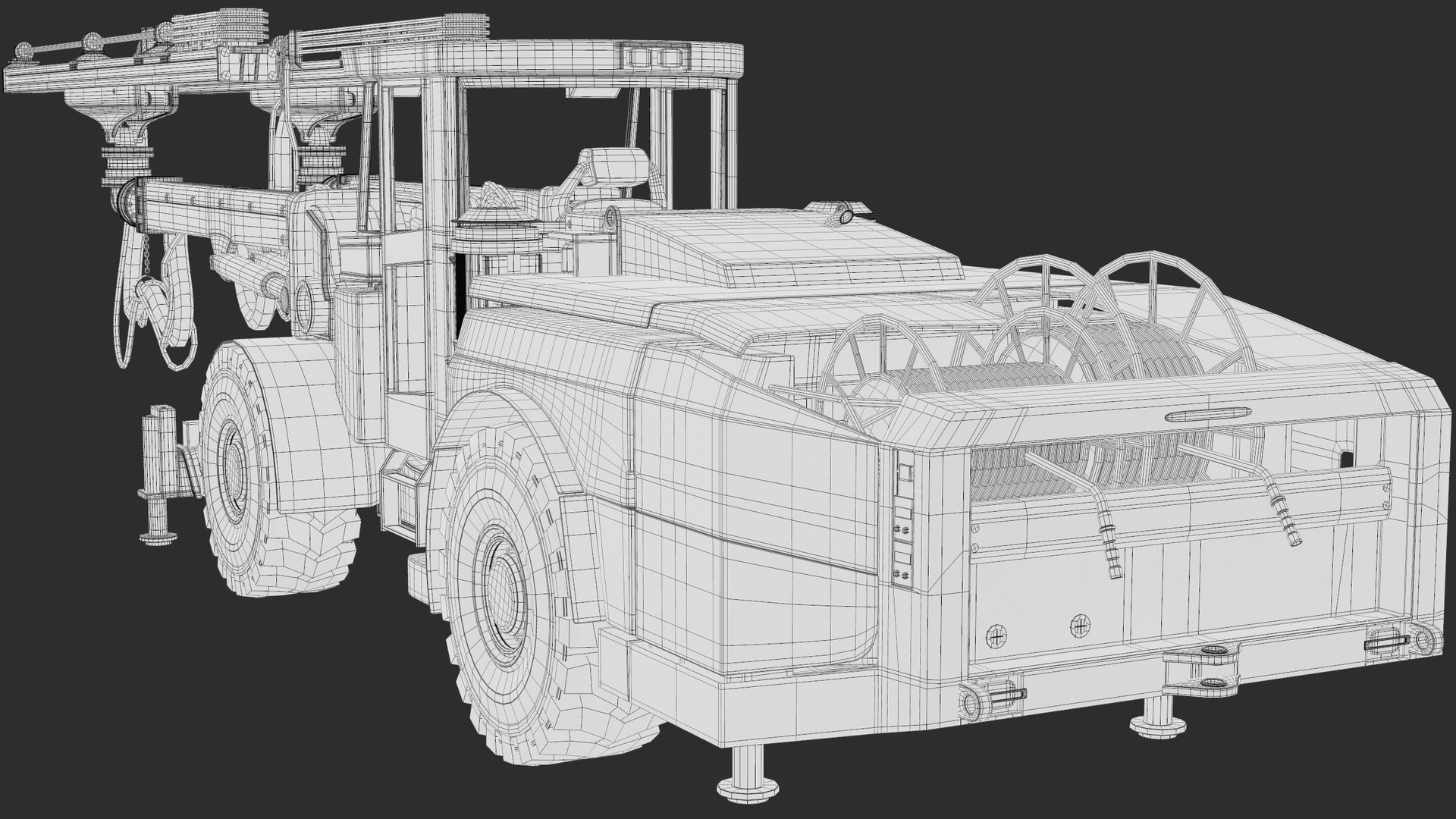 Atlas Copco Boomer E2 C Underground Drilling Rig Rigged PBR 3D model https://p.turbosquid.com/ts-thumb/ZB/SjGnRF/gT/screenshot027/png/1680432399/1920x1080/fit_q87/b24150d81bd3e0b73ebca5f520015d692a319bbf/screenshot027.jpg