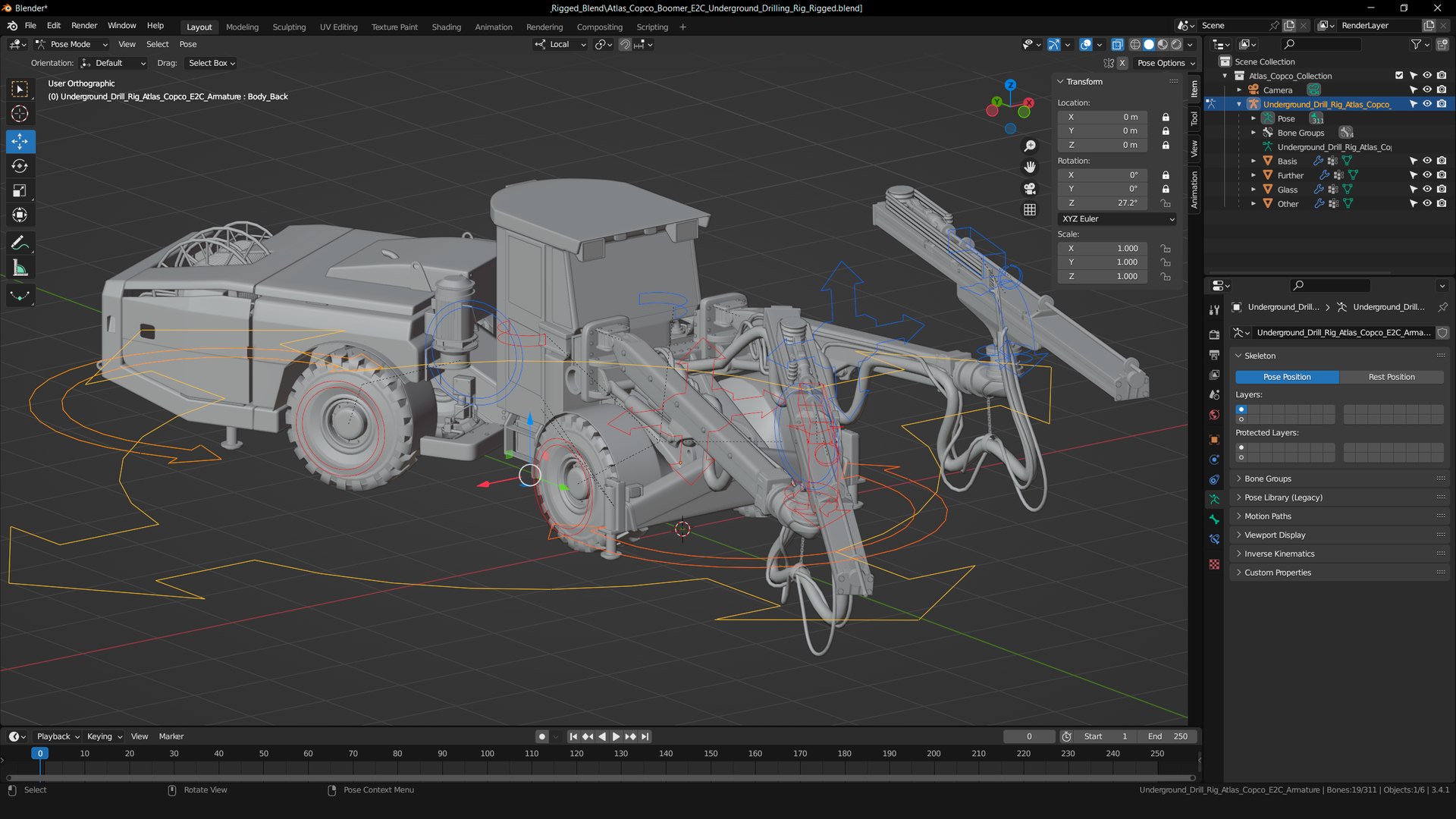 Atlas Copco Boomer E2 C Underground Drilling Rig Rigged PBR 3D model https://p.turbosquid.com/ts-thumb/ZB/SjGnRF/qK/rigged/png/1680432389/1920x1080/fit_q87/7b2ac1239fc9ca695f1c6b3fe11ece7ca3d9a3dd/rigged.jpg