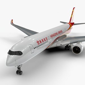 a350-900 hong kong airlines 3D model