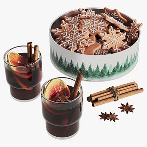 Mulled wine and New Year cookies