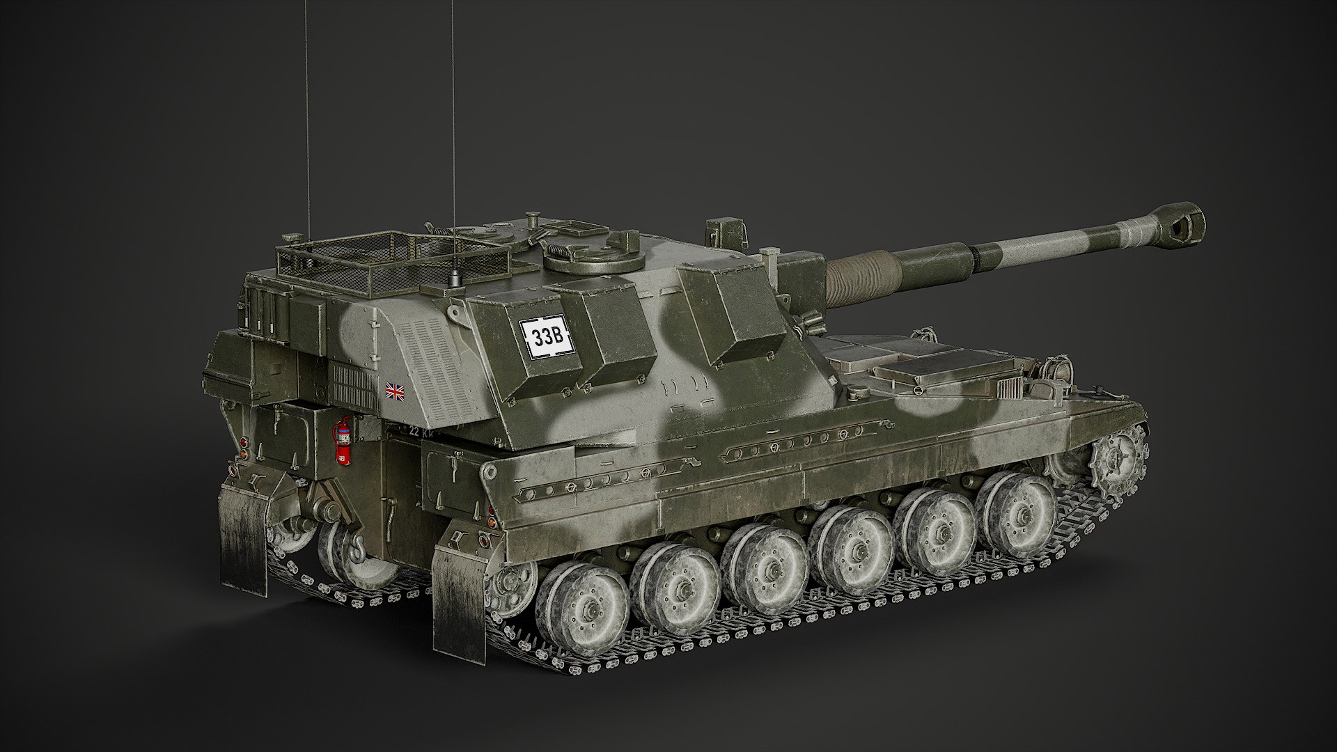 AS-90 3D Model - TurboSquid 2476605