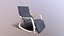 3D Rocking Chair model