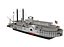 HISTORISCHES PADDLEWHEEL STEAM RIVER BOAT SIDE WHEELER