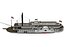 HISTORISCHES PADDLEWHEEL STEAM RIVER BOAT SIDE WHEELER
