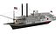 HISTORISCHES PADDLEWHEEL STEAM RIVER BOAT SIDE WHEELER