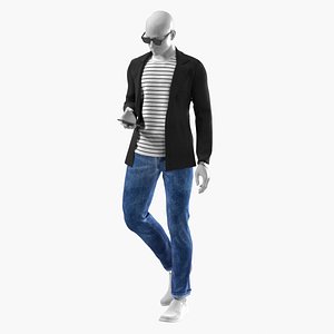 3D realistic mannequin summer clothes