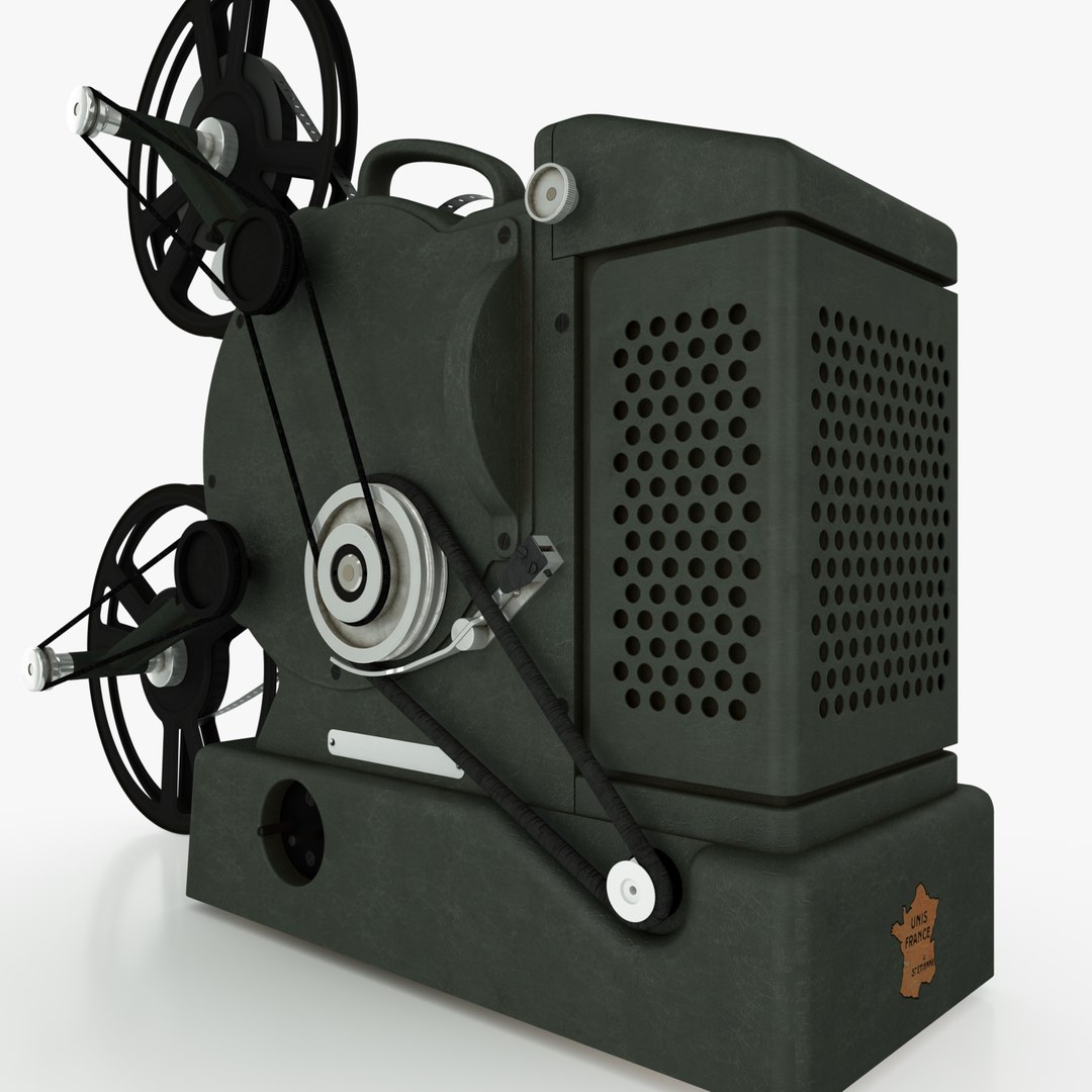 ANCIEN PROJECTEUR CINEMA HEURTIER 16 9,5 ET 8 UNIS FRANCE COLLECTION