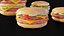 バーガーファーストフードパック肉まんチーズ