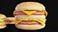バーガーファーストフードパック肉まんチーズ