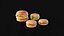 バーガーファーストフードパック肉まんチーズ
