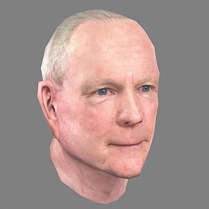 3ds max realtime man head