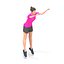 saut latéral exercice femme animation