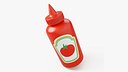 Stylized Ketchup Bottle