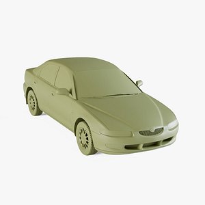 3D Mazda Xedos 6 1992 model